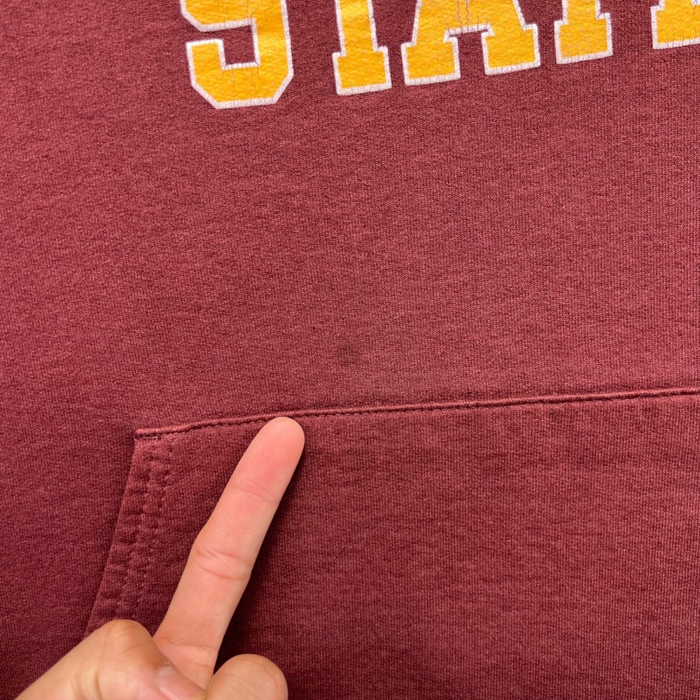 VINTAGE Y2k Champion Arizona State Hoodie Size Large? Sun Devils College NCAA - Picture 7 of 14